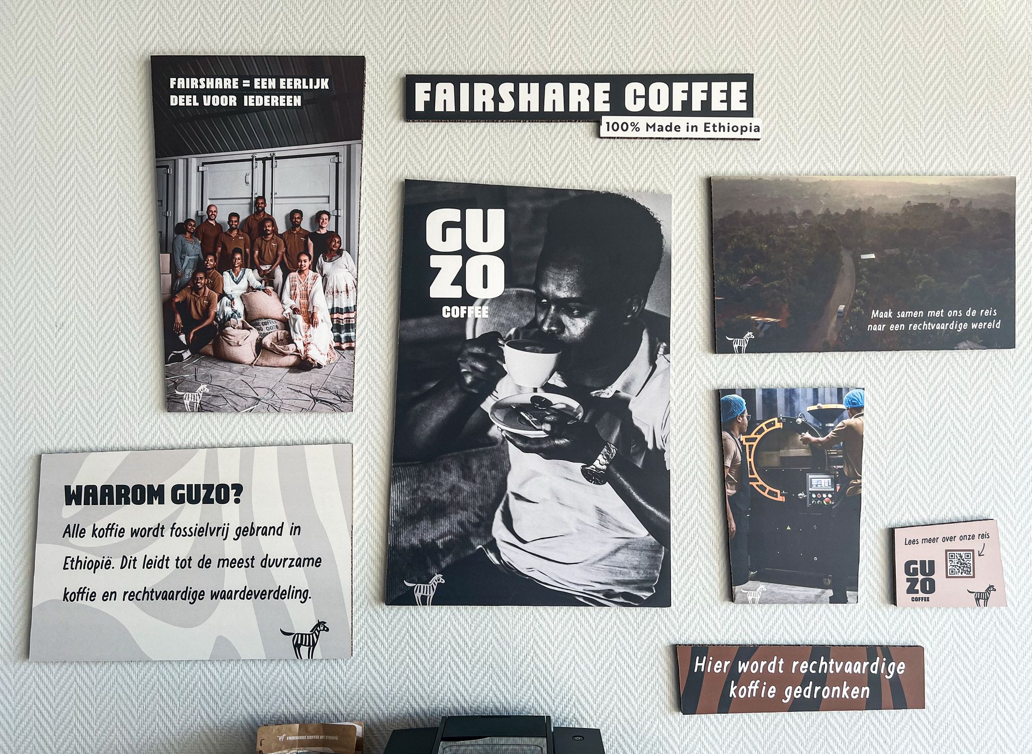Impactborden GUZO Coffee