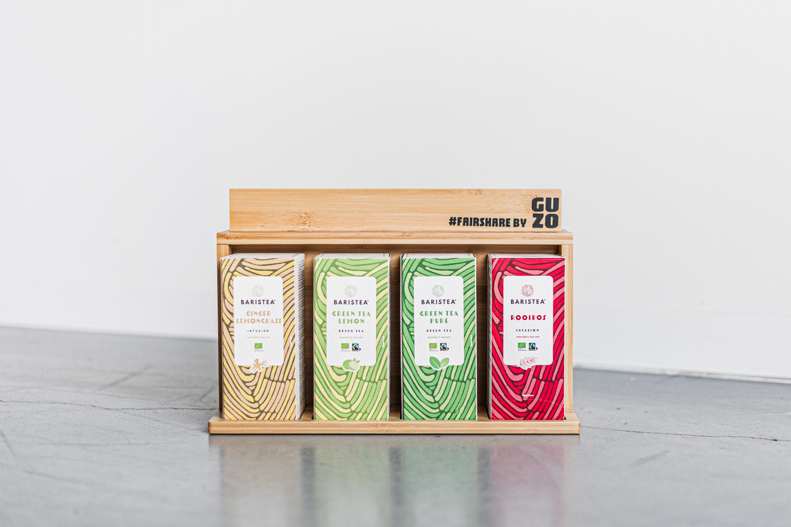 Theedisplay bamboe Baristea